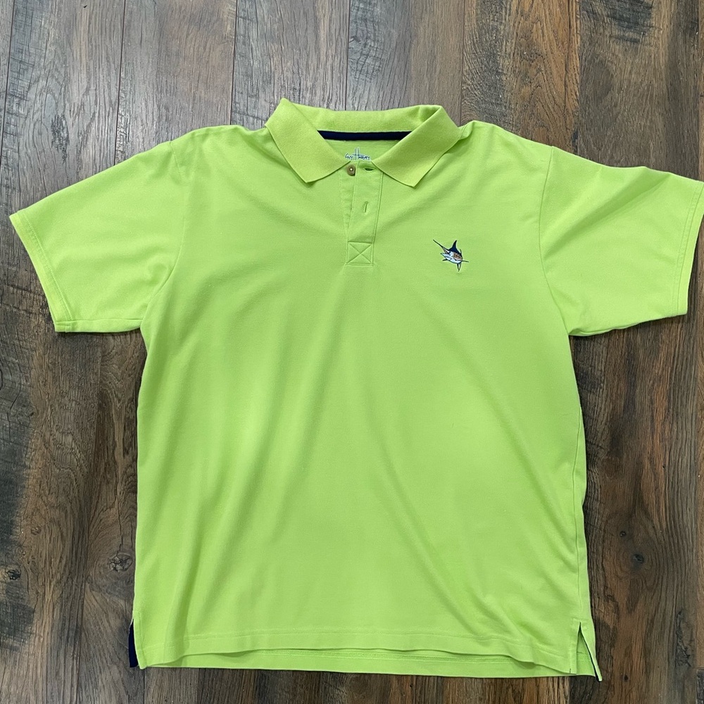 AFTCO Guy Harvey Polo Shirt with Embroidered Marlin Logo